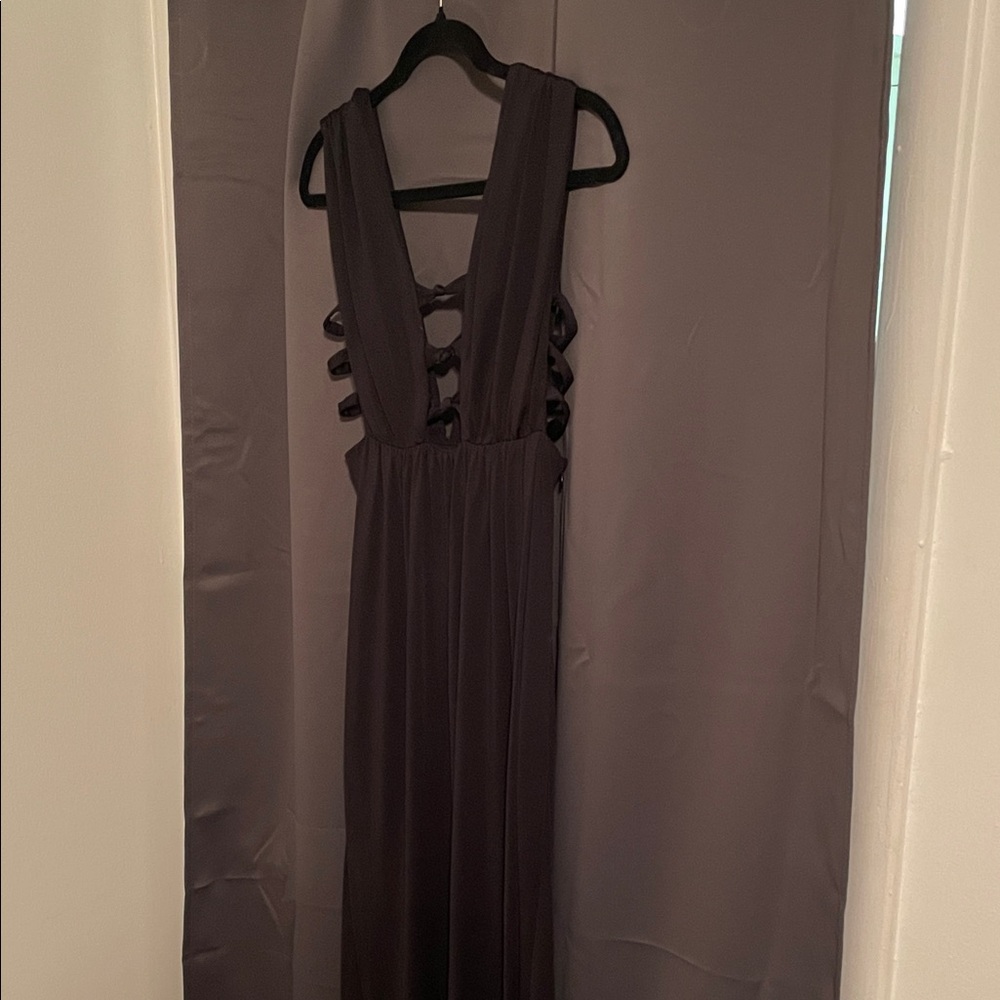 Ark & Co Black Backless Dress